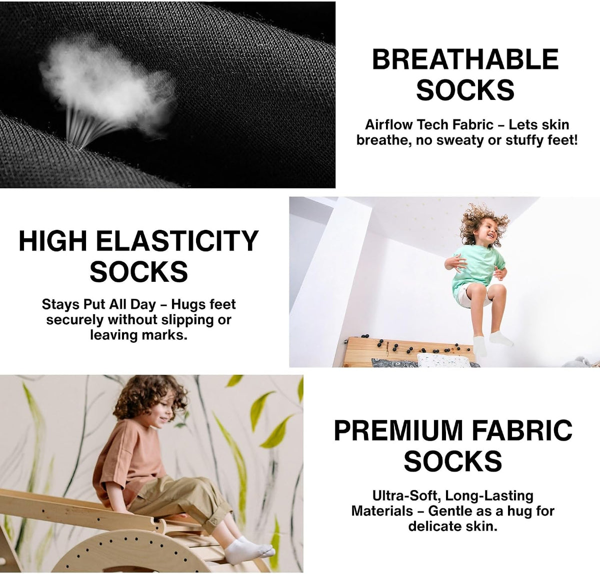 GENTABY Toddler Socks 25 Pairs Kids Ankle Socks for Boys Girls 1-14 Years