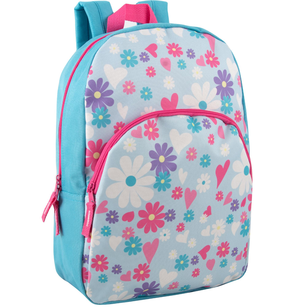 Trail maker 15 Inch Kids Backpacks for Boys & Girls | Preschool, Kindergarten, Elementary School Backpacks with Adjustable, Padded Straps (Radiant Rainbows)