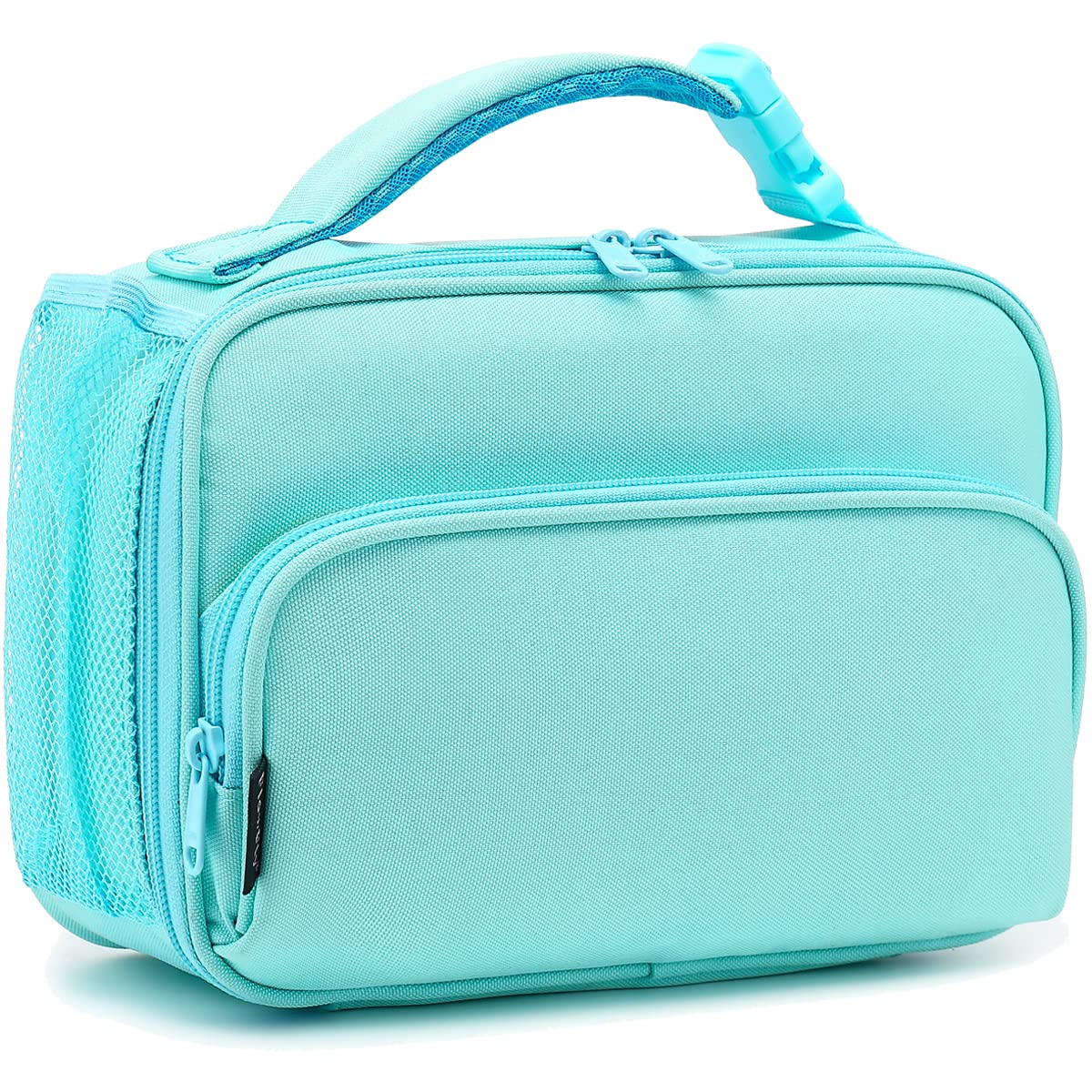 FlowFly Kids Lunch box Insulated Soft Bag Mini Cooler Back to School Thermal Meal Tote Kit for Girls, Boys, Car