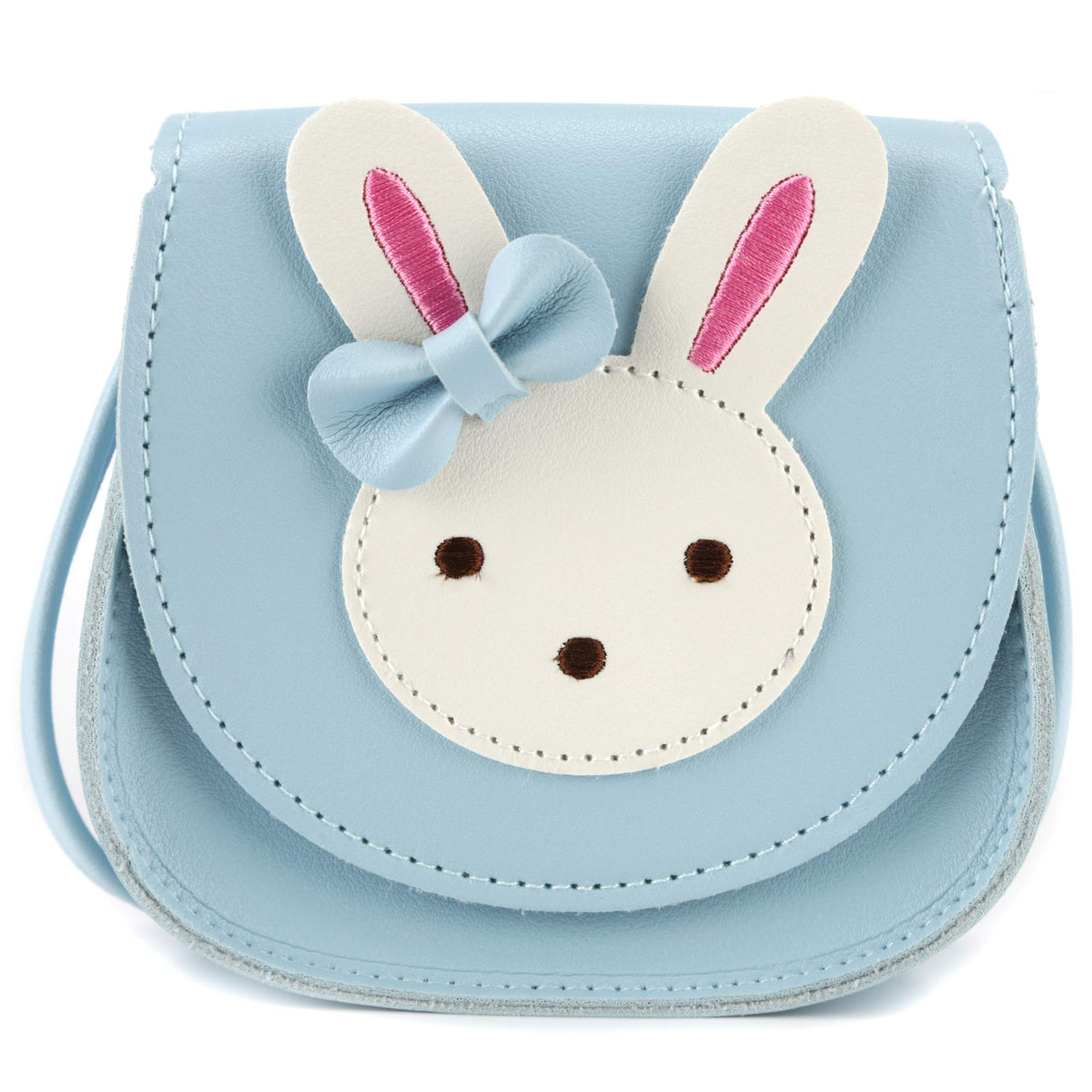 Little Mouse Ear Bow Crossbody Purse,PU Shoulder Handbag for Kids Girls Toddlers