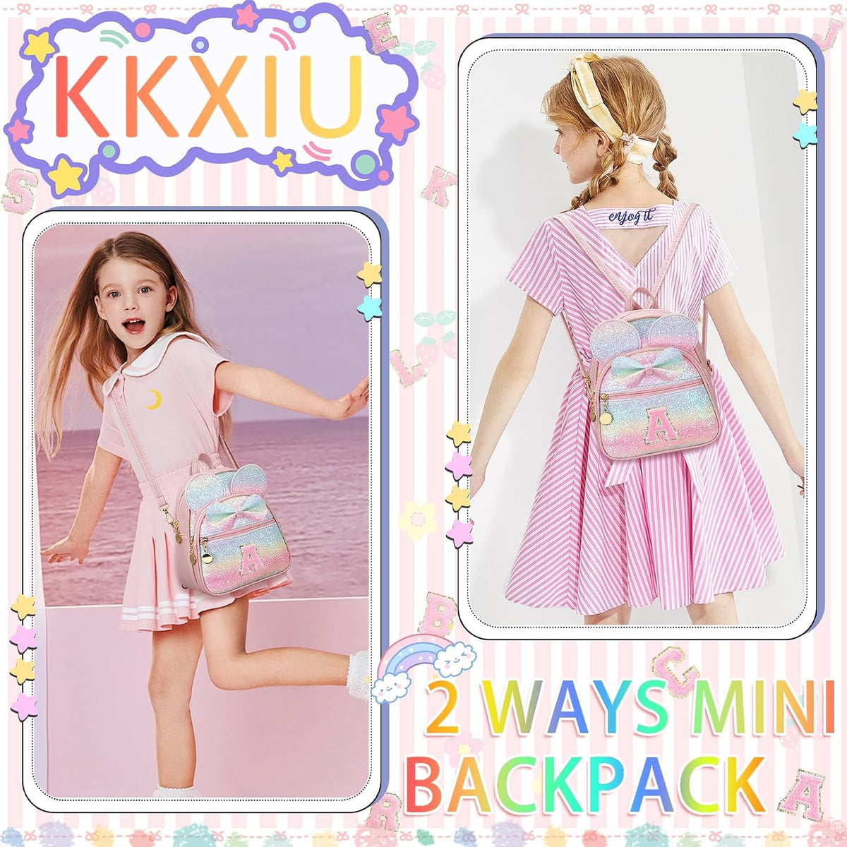 KKXIU Birthday Gift for Toddler Girls Mini Backpack Purse for Kids