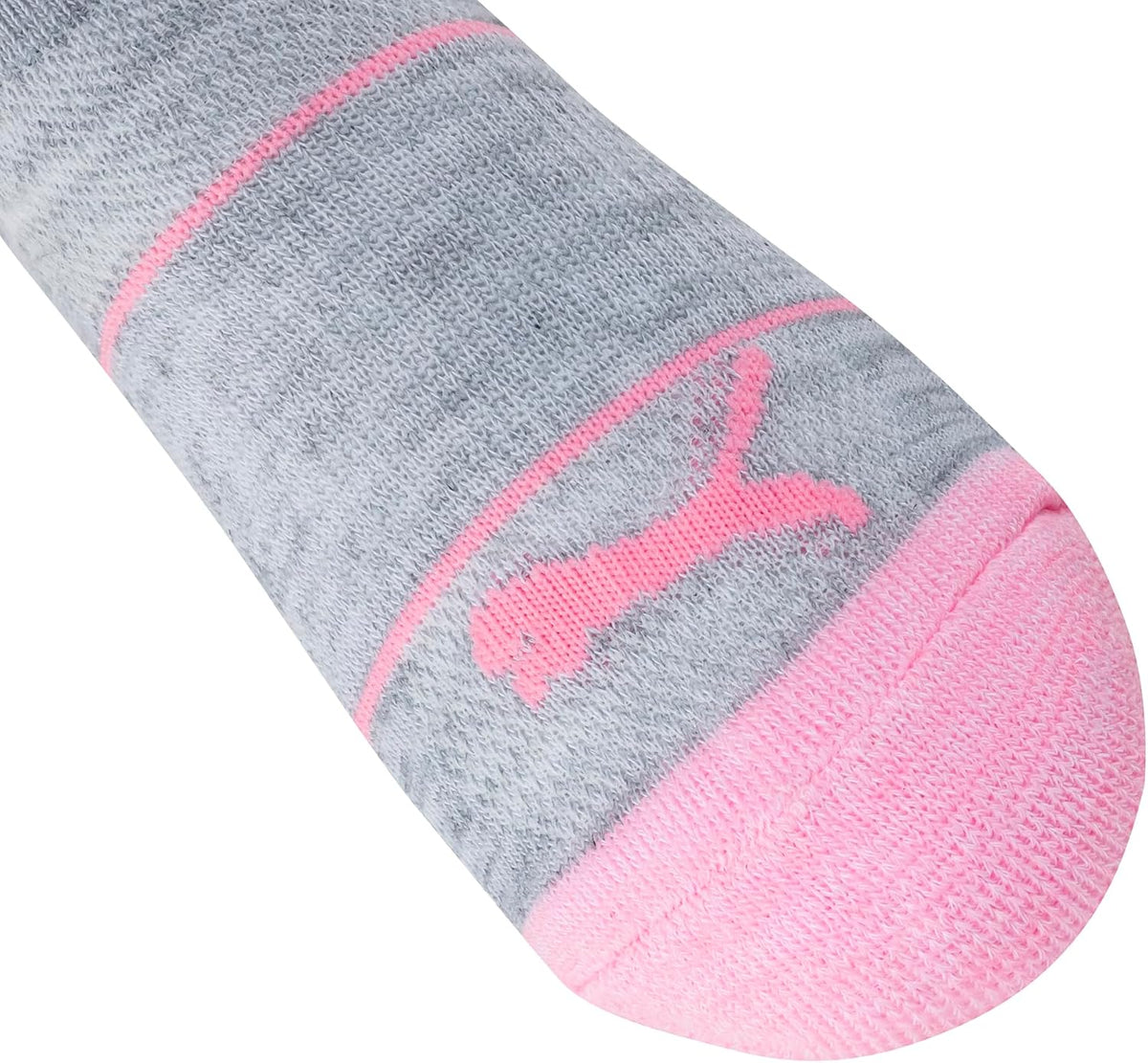 PUMA Girls' Girls' 8 Pack Low Cut Socks + 4 Pack Hair Ties