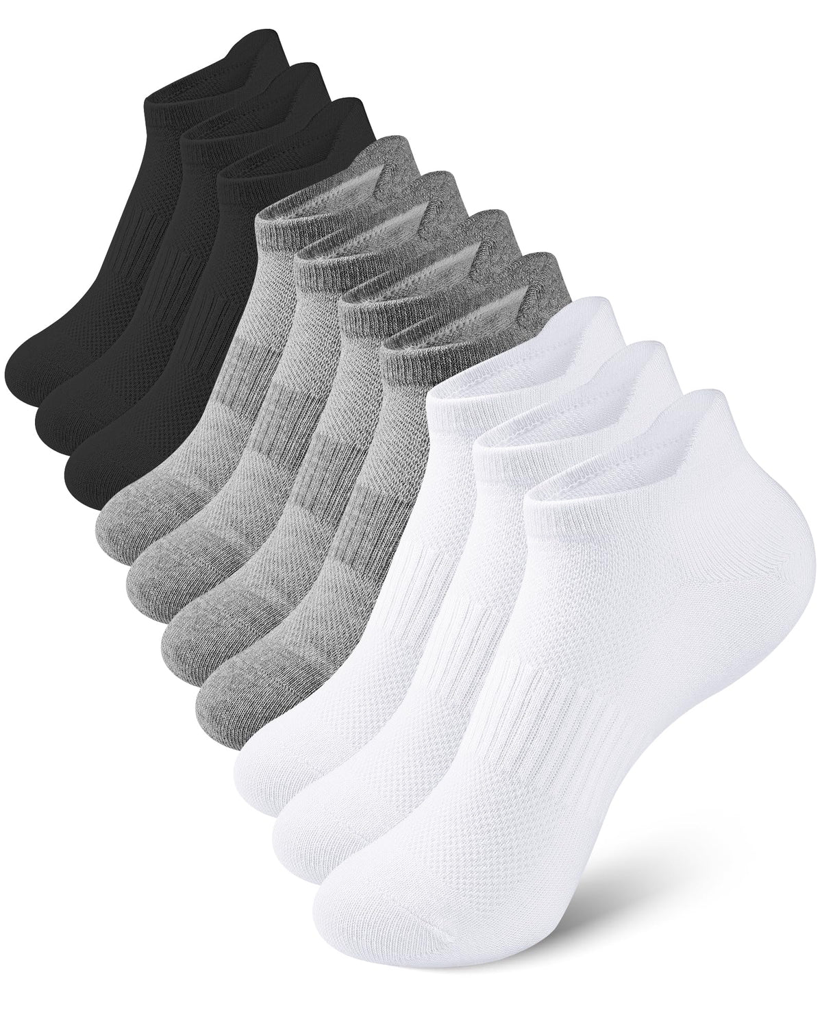 Somaibo 10 Pairs Kids Socks for Boys Girls Low Cut Athletic Ankle Socks