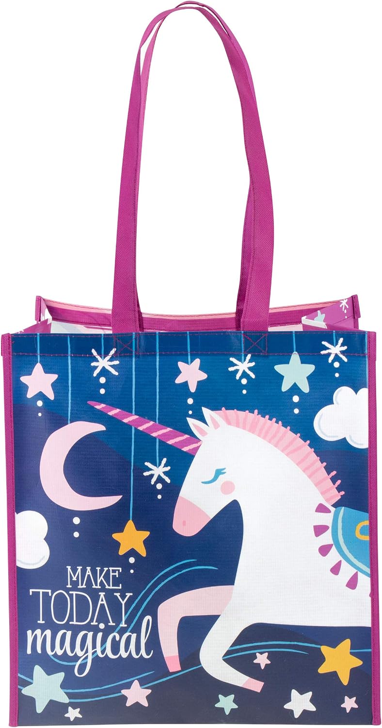 Stephen Joseph, Large Recycled Gift Bag with Handles, Kids, Reusable, Birthday Party Bag, Shopping