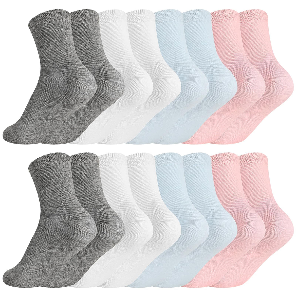 Jspupifip Girls Crew Athletic Socks