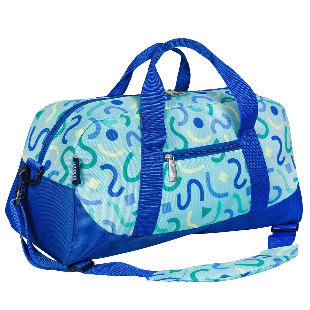 Wildkin Overnighter Duffel Bag for Kids, Trains, Planes, and Trucks