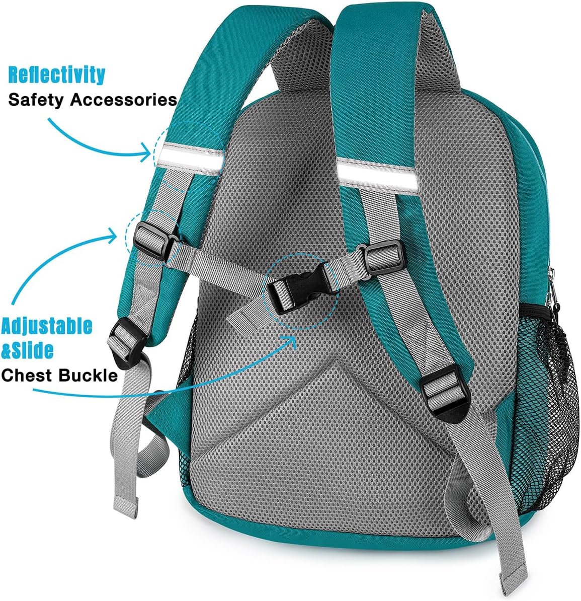 STEAMEDBUN Toddler Backpack for Boys 2-4,Kindergarten Backpack for Boys,Preschool Backpack,Mini
