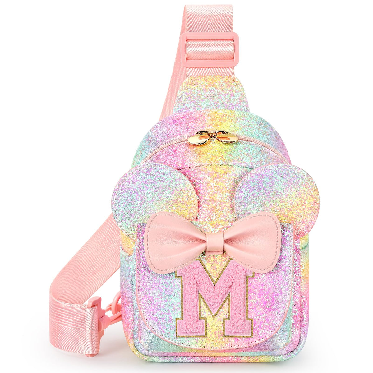 Mibasies Sling Bag for Girls Gift, Toddler Girl Toys, Pink O
