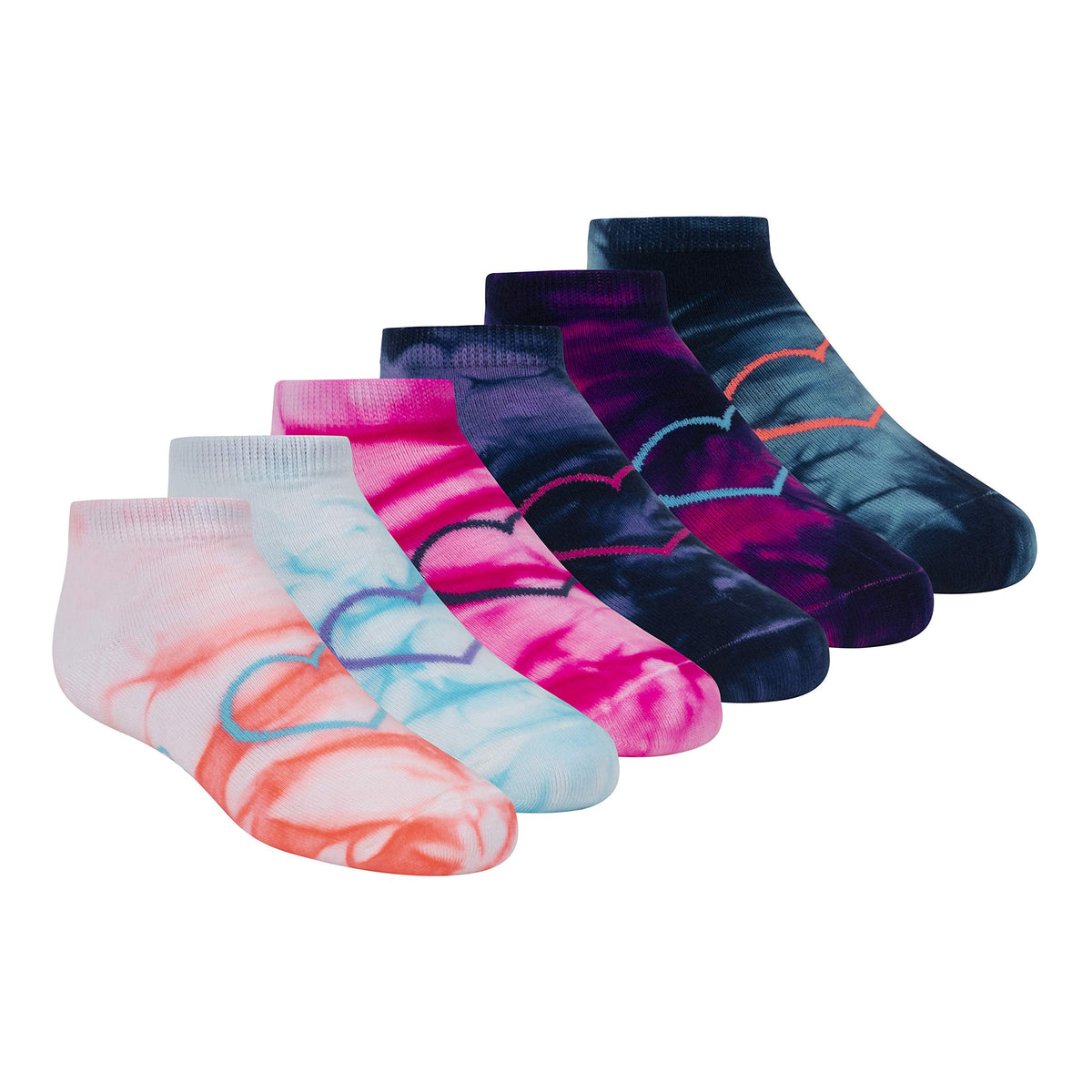 Skechers Girls' 6 Pack Low Cut Socks