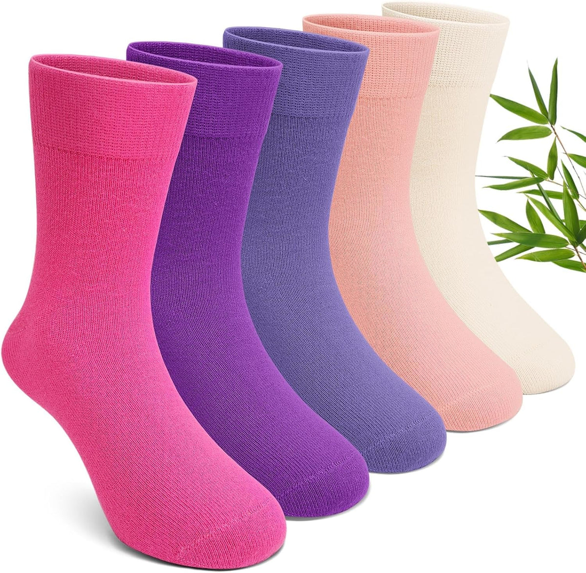 Artfasion Seamless Socks for Kids Girls: Sensory Friendly Socks for 2-12 T