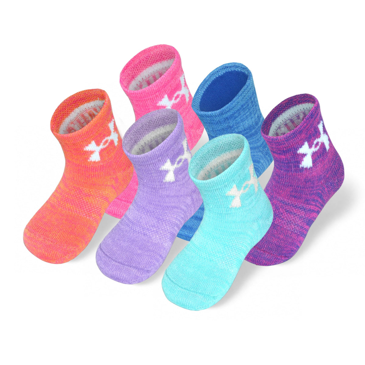 Under Armour girls Multi Pack Quarter Sock