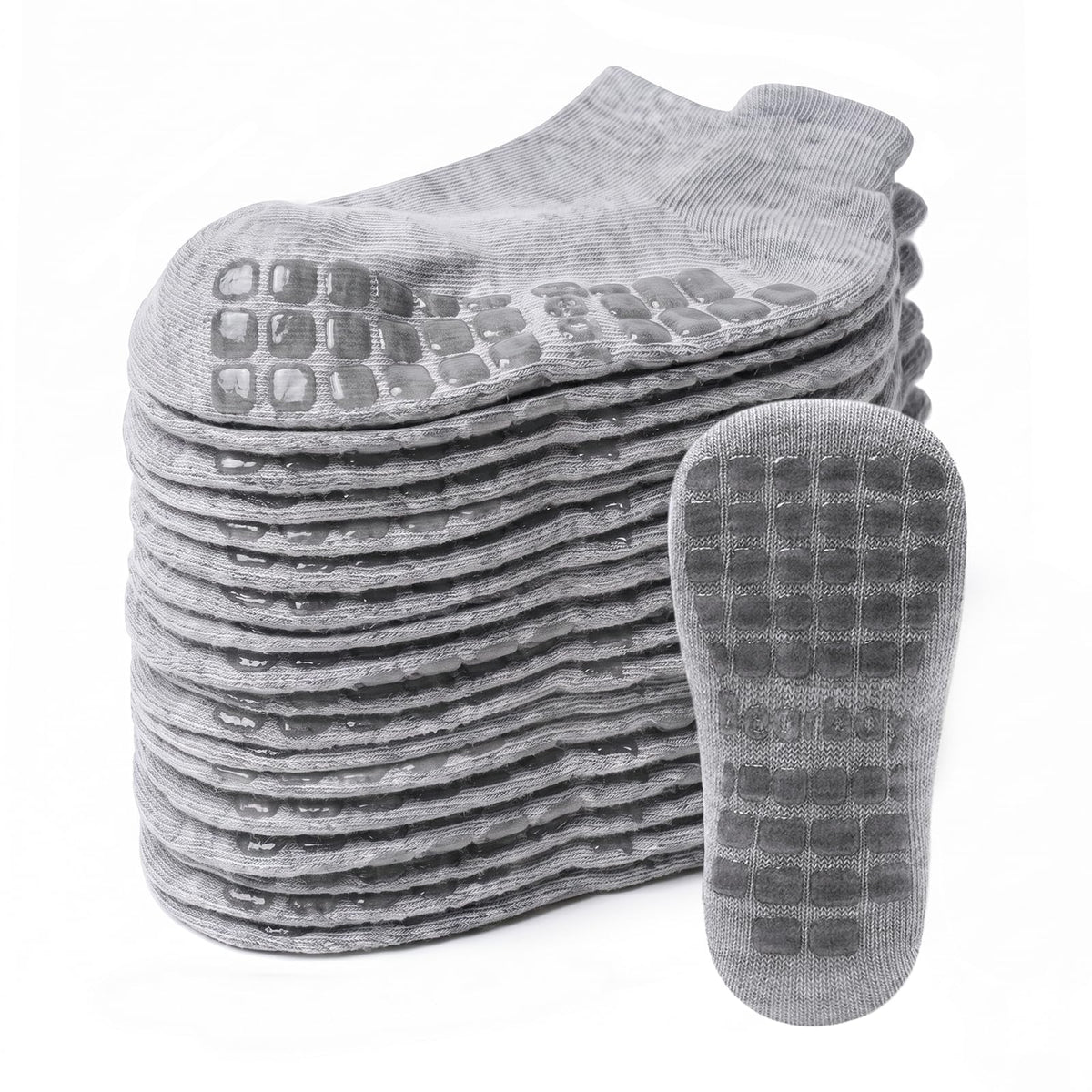 Non-Slip Baby Cotton Ankle Socks with Grippers for Toddler Walking