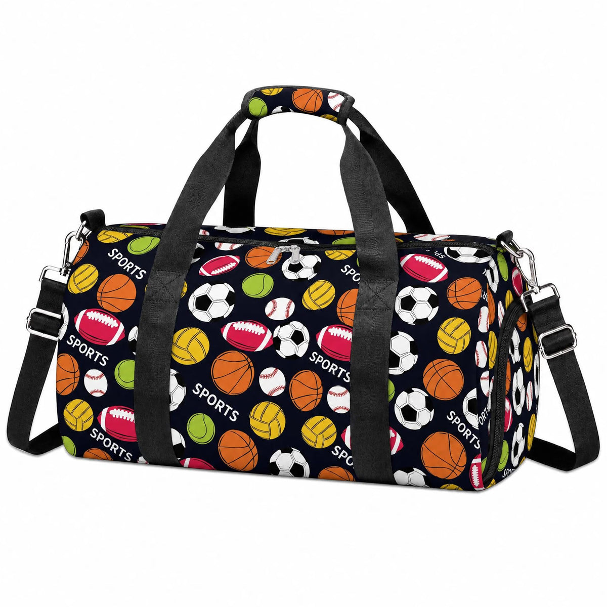 Travel Bag for Kids Sports Bag for Boys Kids Duffle Bag Boys Overnight Bag for Kid Weekender Bag Sleepover Bags for Boy Gym Bag with Shoe Compartment