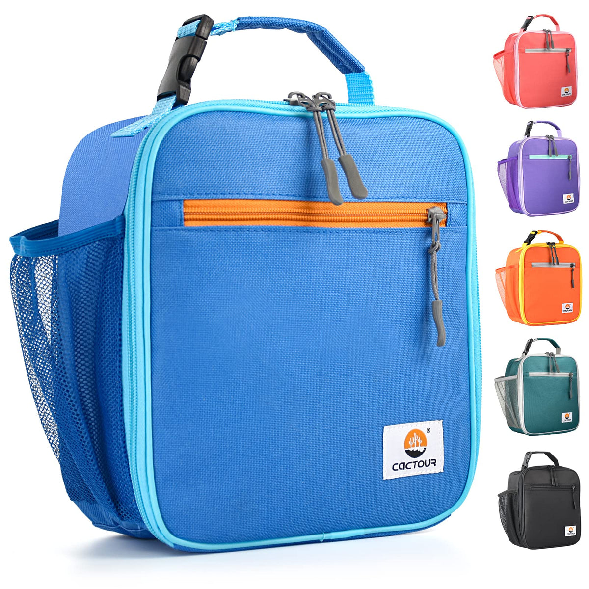 CaCTOUR Lunch Box Kids,Premium Insulated Lunch Bag for Girls Boys,Soft Bag Mini Cooler Back to School Thermal Reusable Lunch Bag for Work School Picnic (Light Green)