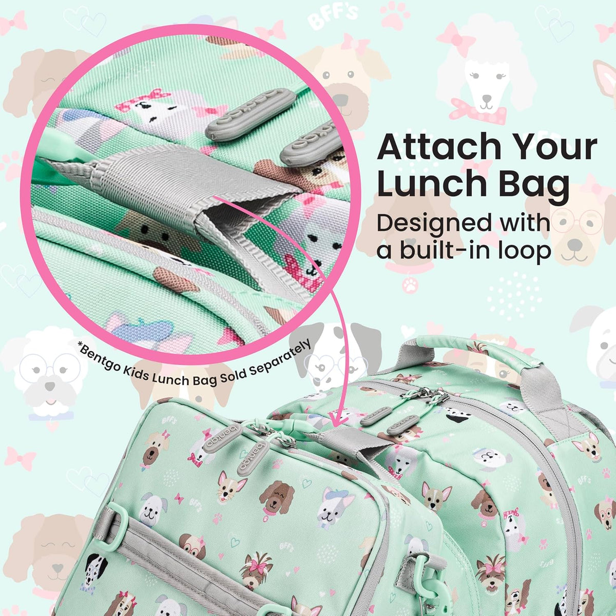 Bentgo Kids Print Durable & Water-Resistant Backpack
