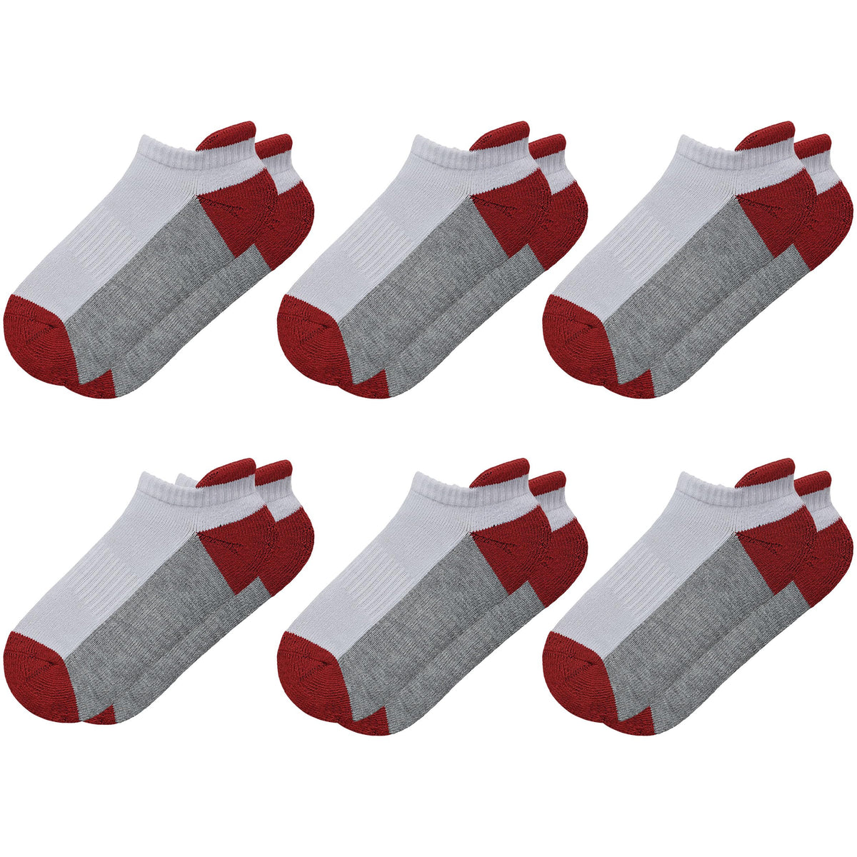 Sunew Baby and Toddler Socks, Boys Girls Cushioned Athletic Ankle/Low Cut Socks 6-Pair