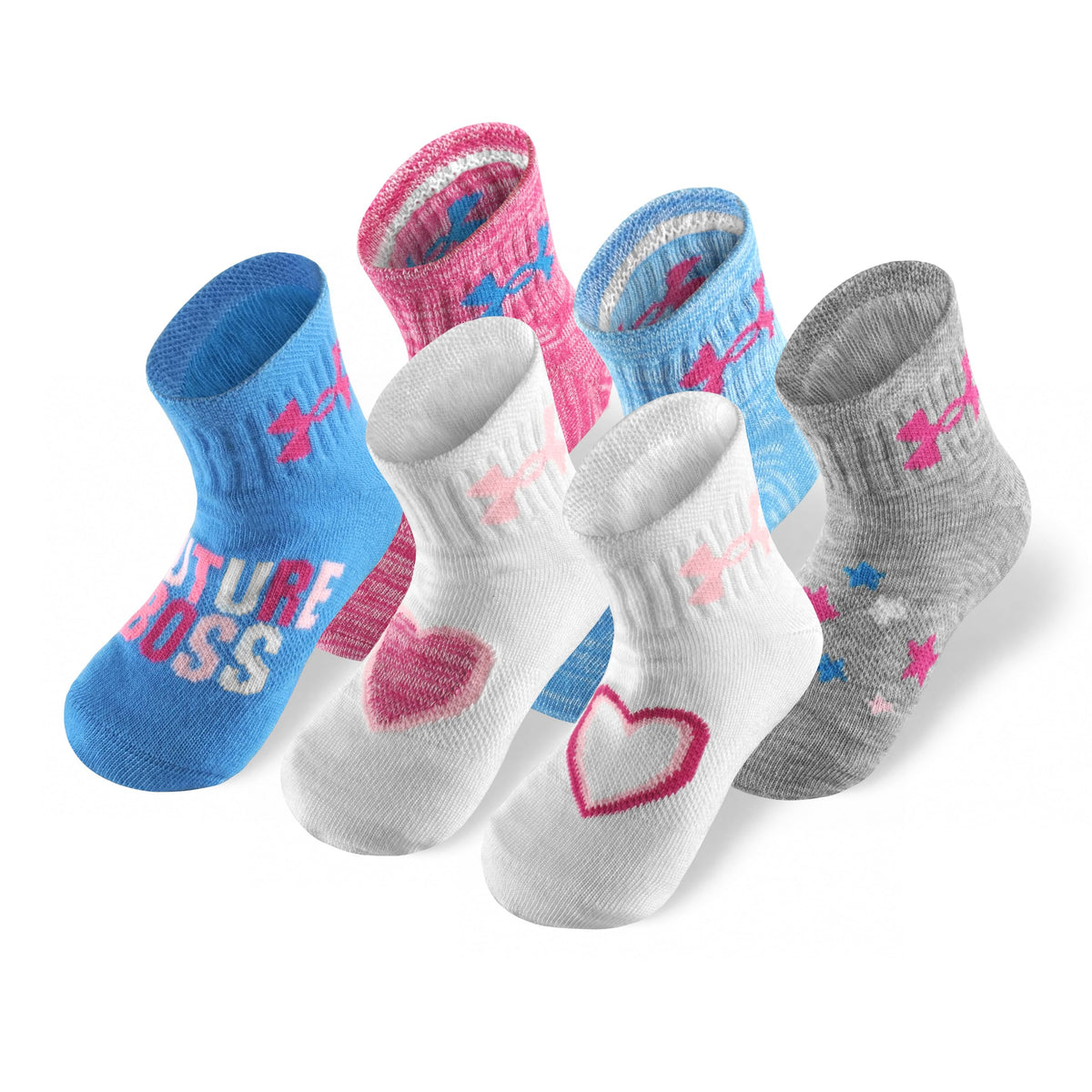Under Armour girls Multi Pack Quarter Sock