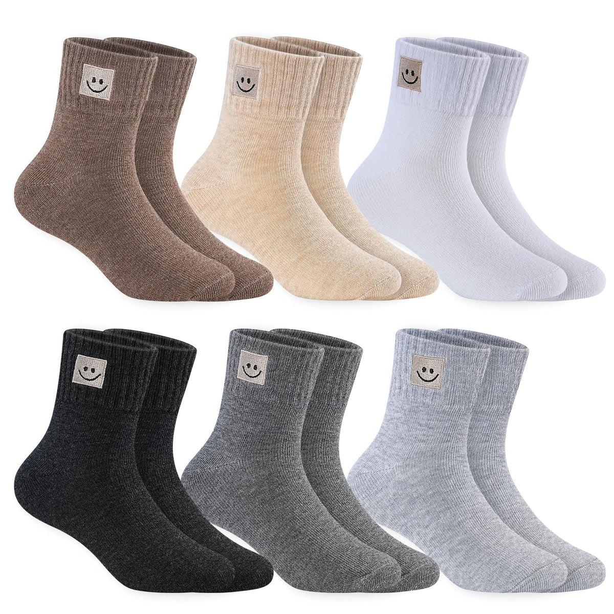 100% Cotton Ankle Socks for Girls,Athletic Cute Socks