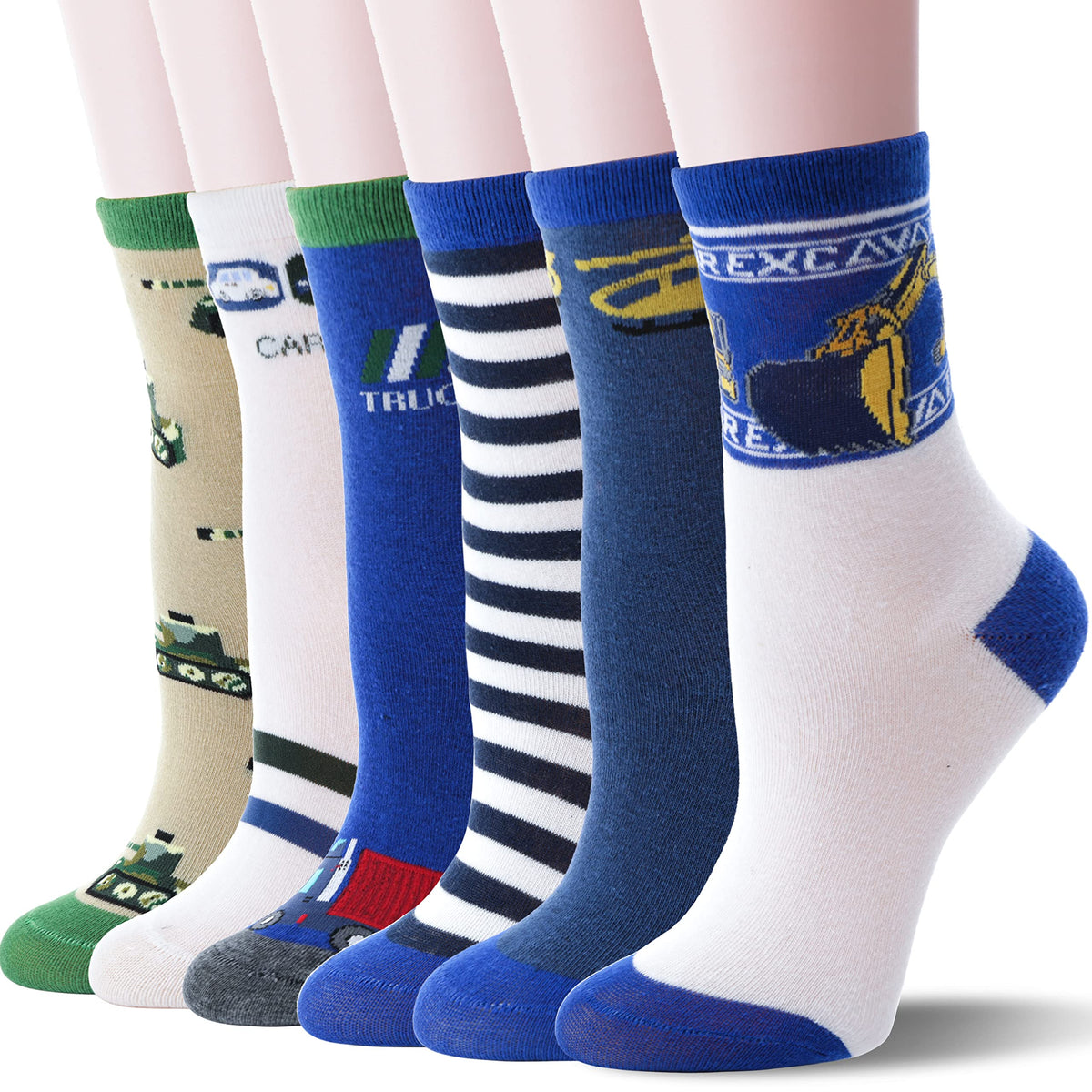 Unicorn Socks Gifts for Girls kids Cute Animal Fun Crew Fashion Funny Novelty Soft Cotton Socks 6 Pairs