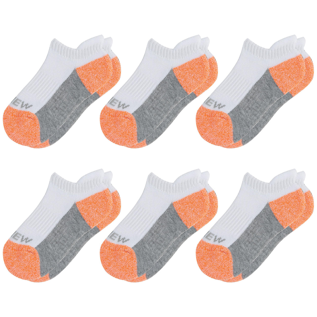 Sunew Baby and Toddler Socks, Boys Girls Cushioned Athletic Ankle/Low Cut Socks 6-Pair