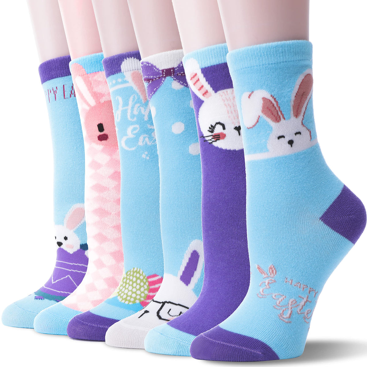 Unicorn Socks Gifts for Girls kids Cute Animal Fun Crew Fashion Funny Novelty Soft Cotton Socks 6 Pairs