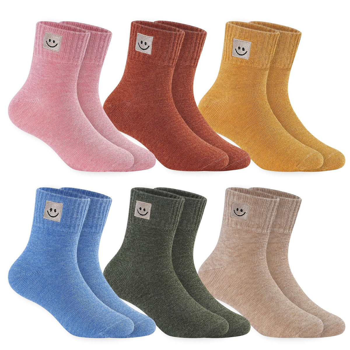 100% Cotton Ankle Socks for Girls,Athletic Cute Socks