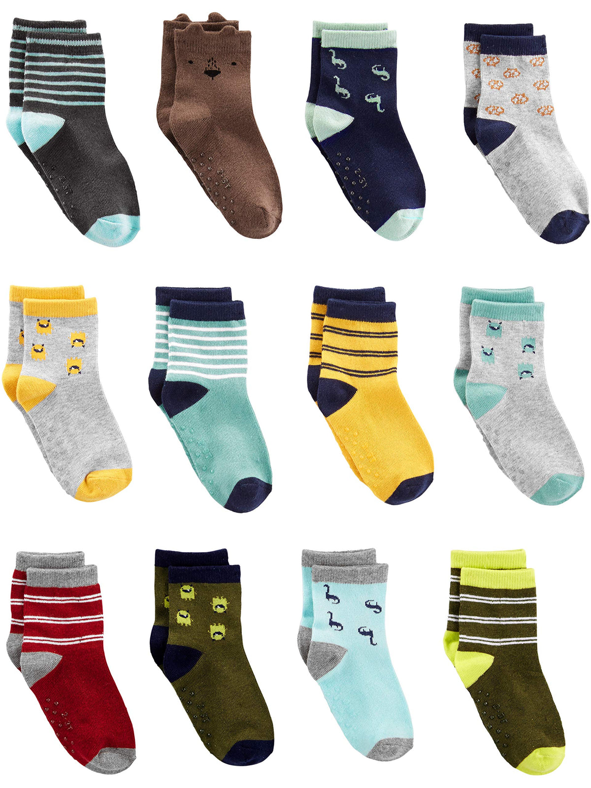 Simple Joys by Carter's baby-boys 12-pack Neutral Sock Low