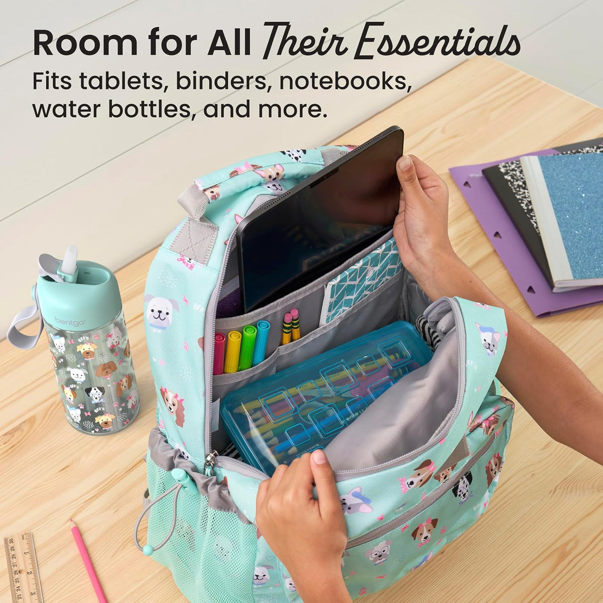 Bentgo Kids Print Durable & Water-Resistant Backpack
