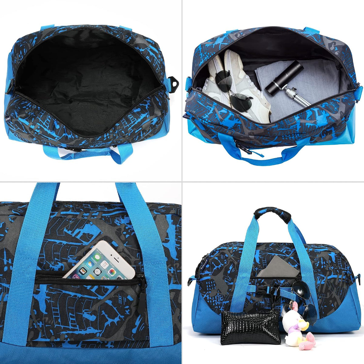 Kids Overnighter Duffel Bag Carry-On Size Sport Bag(11tylan)
