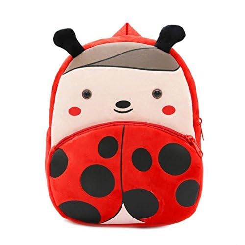 NICE CHOICE Cute Toddler Backpack Toddler Bag Plush Animal Cartoon Mini Travel Bag for Baby Girl Boy 2-6 Years(Pink Butterfly)