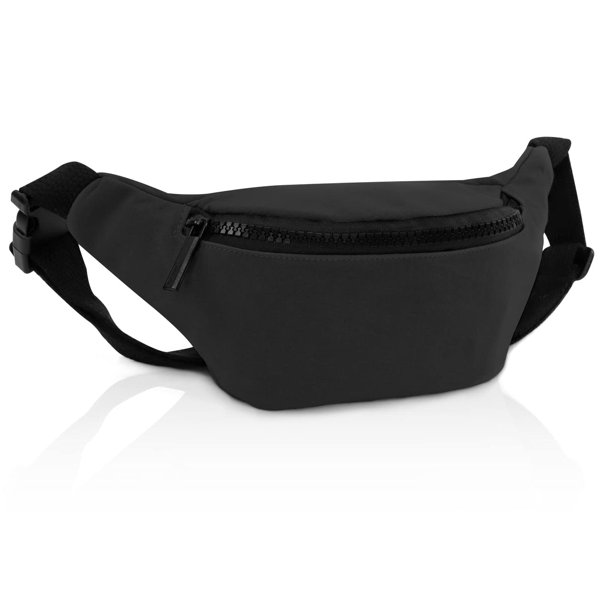 Kids Fanny Pack, Adjustable Crossbody Waist Bag for Boy Girl, Black