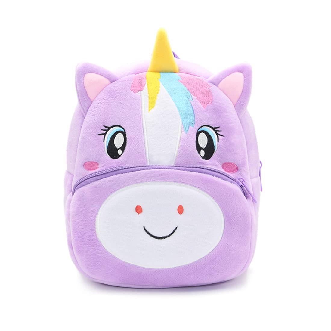 NICE CHOICE Cute Toddler Backpack Toddler Bag Plush Animal Cartoon Mini Travel Bag for Baby Girl Boy 2-6 Years(Pink Butterfly)