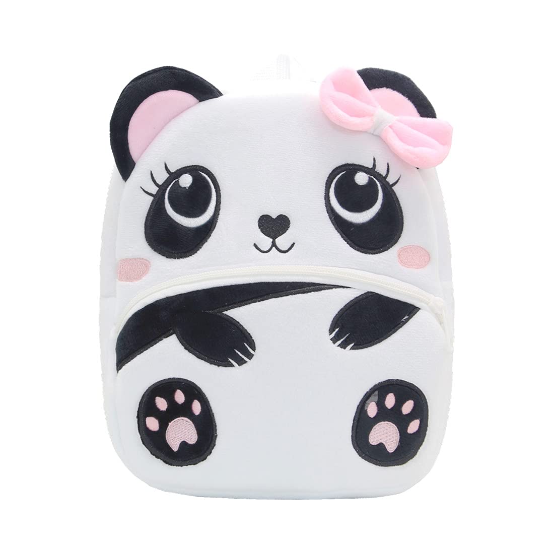 NICE CHOICE Cute Toddler Backpack Toddler Bag Plush Animal Cartoon Mini Travel Bag for Baby Girl Boy 2-6 Years(Pink Butterfly)