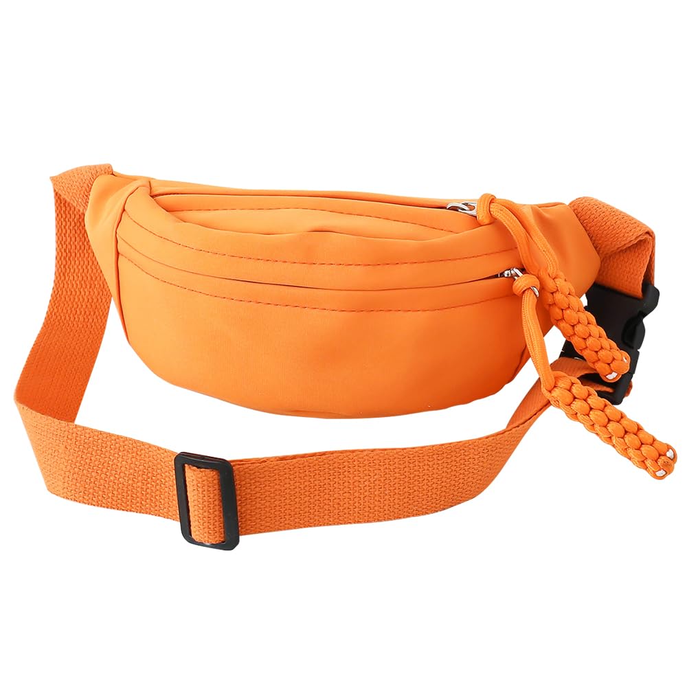 Fanny Pack for Kids, Adjustable Crossbody Waist Bag for Boys Girls, Pink