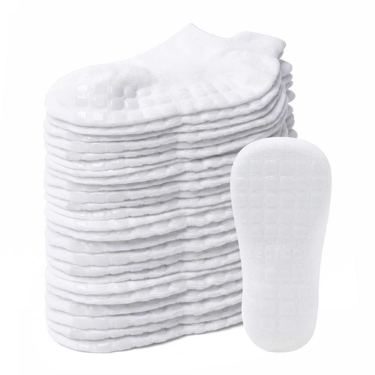Non-Slip Baby Cotton Ankle Socks with Grippers for Toddler Walking