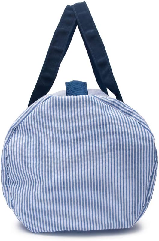 Seersucker Kids Duffle Bag, Overnight Weekender Bag for Toddler Boys & Girls