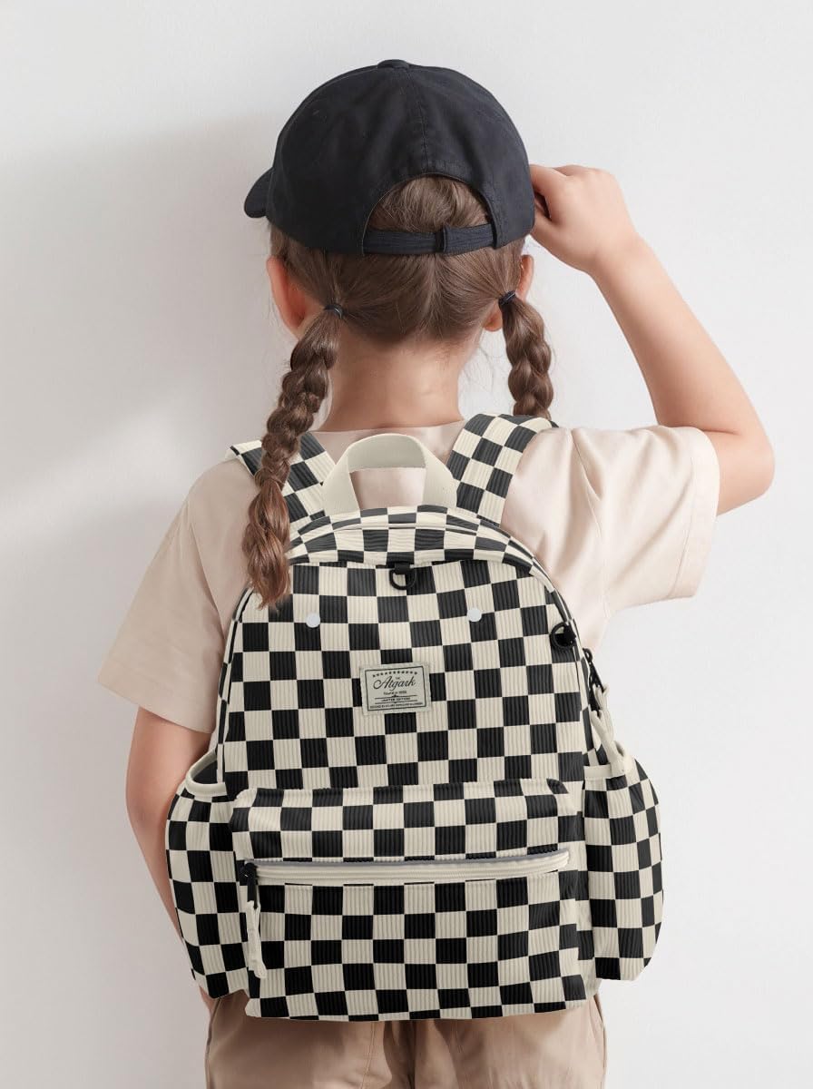 atgark Corduroy Toddler Backpack for Boys Girls Kids Preschool Backpacks