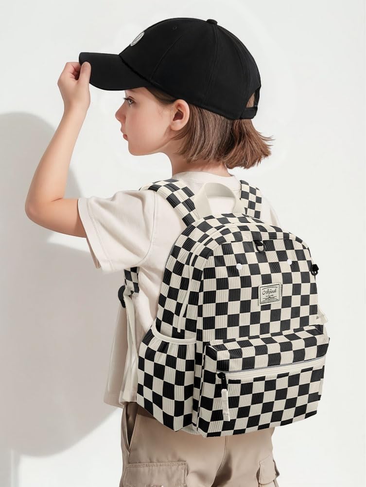 atgark Corduroy Toddler Backpack for Boys Girls Kids Preschool Backpacks