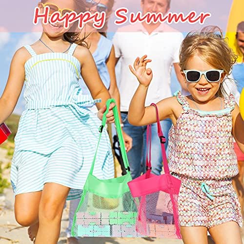 Frienda 15 Pack Mesh Beach Tote Bag