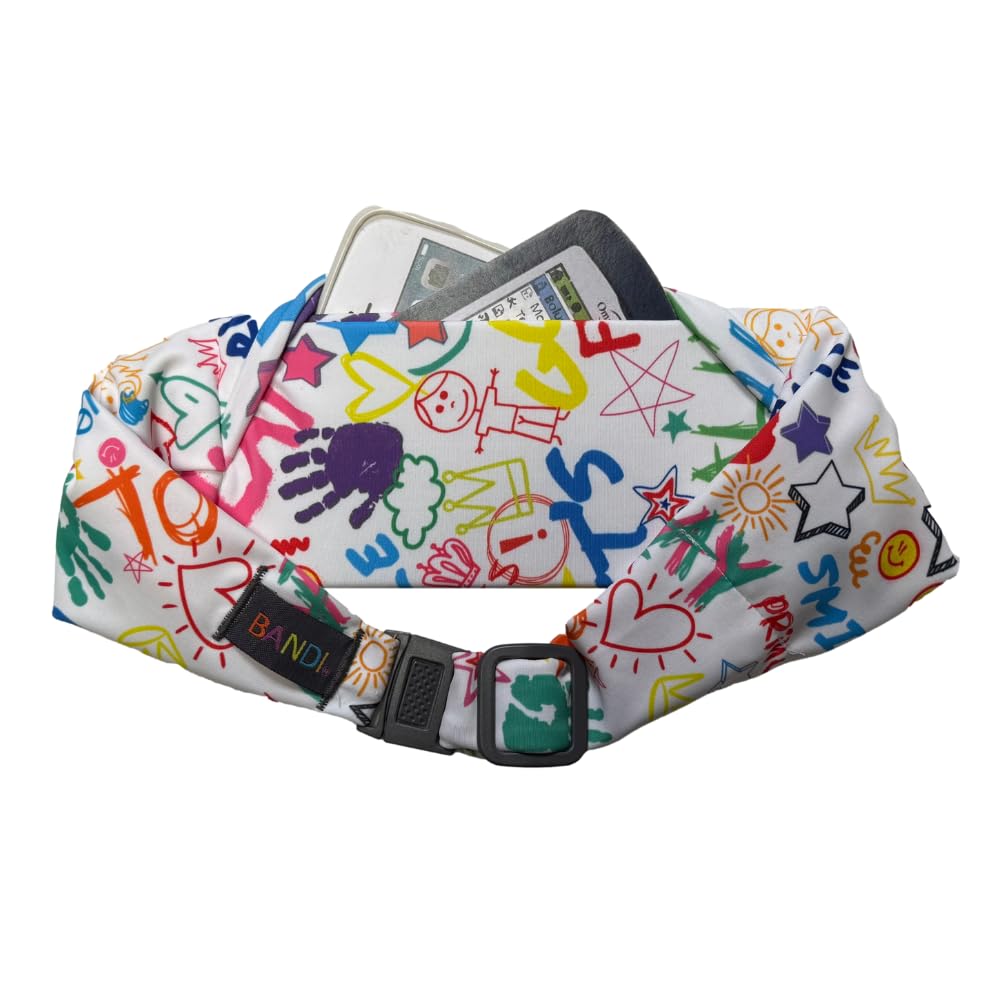 BANDI KIDS Pocket belt for Medical, Sports, Play Comfortable fit Adjustable waist pack, Made In USA