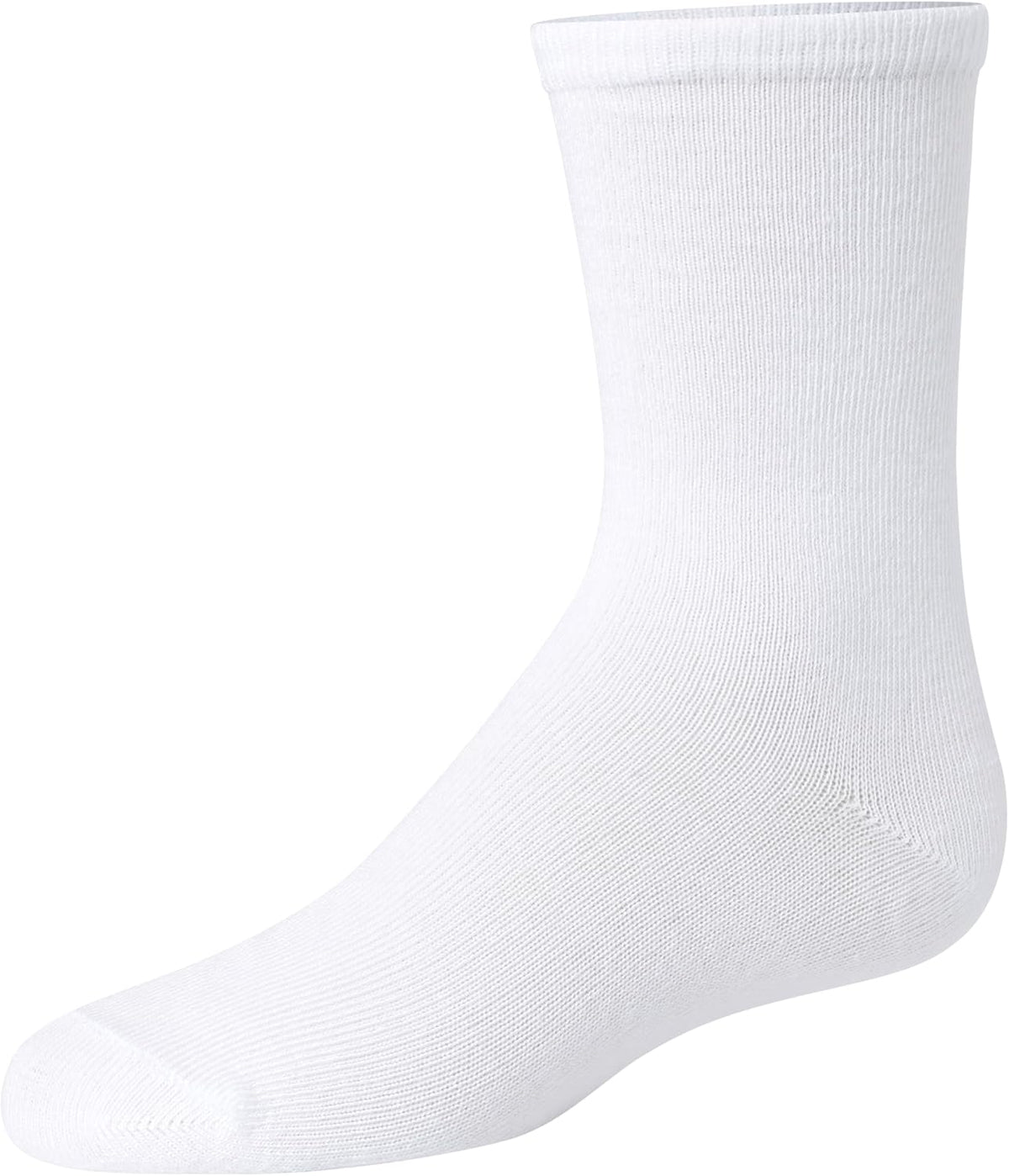 Hanes Girls' Uniform Crew Socks, Plain Crew Socks, Knit Crew Socks for School Or Play, 10-pairs
