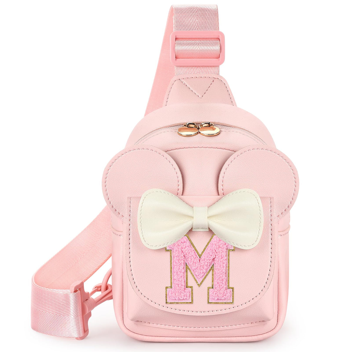 Mibasies Sling Bag for Girls Gift, Toddler Girl Toys, Pink O