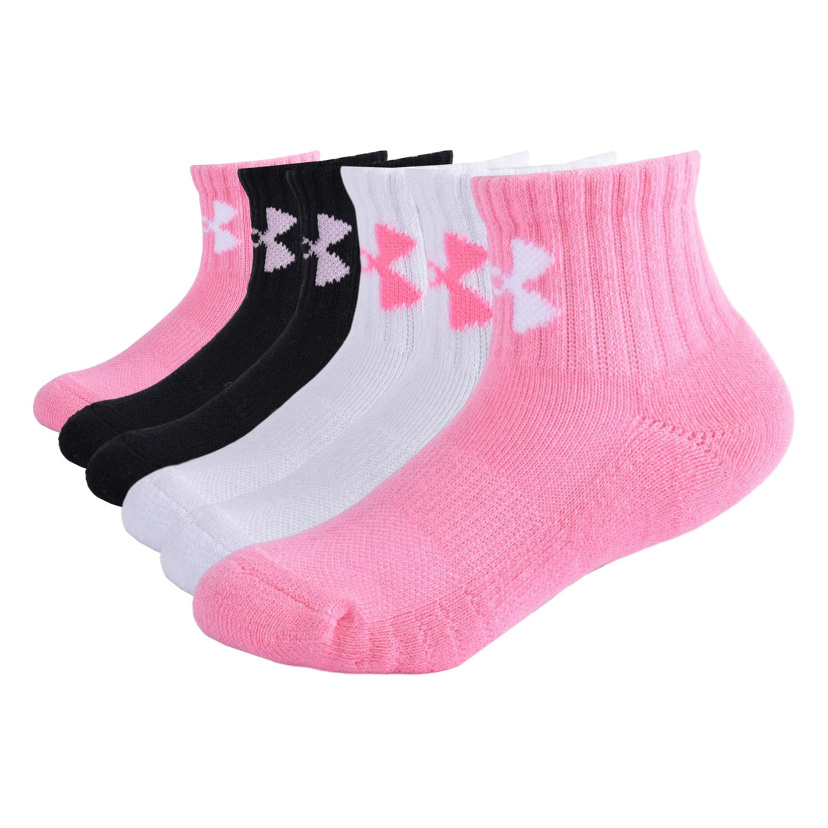 Under Armour girls Multi Pack Quarter Sock
