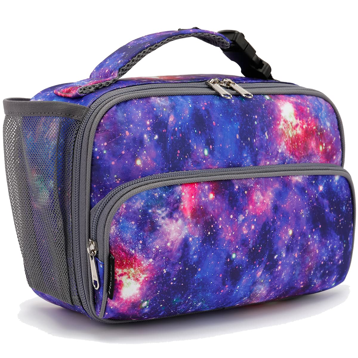 FlowFly Kids Lunch box Insulated Soft Bag Mini Cooler Back to School Thermal Meal Tote Kit for Girls, Boys, Car