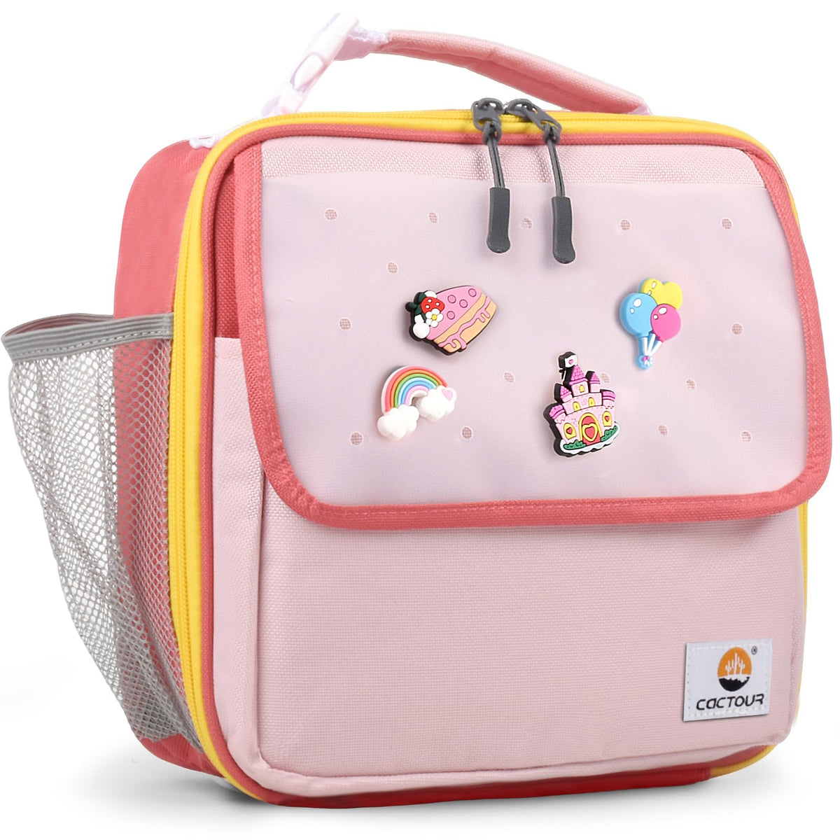 CaCTOUR Lunch Box Kids,Premium Insulated Lunch Bag for Girls Boys,Soft Bag Mini Cooler Back to School Thermal Reusable Lunch Bag for Work School Picnic (Light Green)