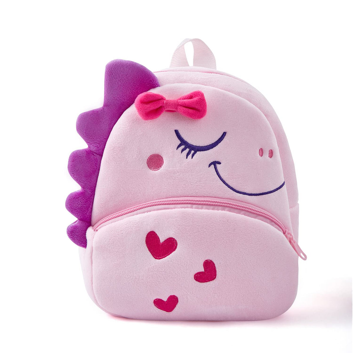 NICE CHOICE Cute Toddler Backpack Toddler Bag Plush Animal Cartoon Mini Travel Bag for Baby Girl Boy 2-6 Years(Pink Butterfly)