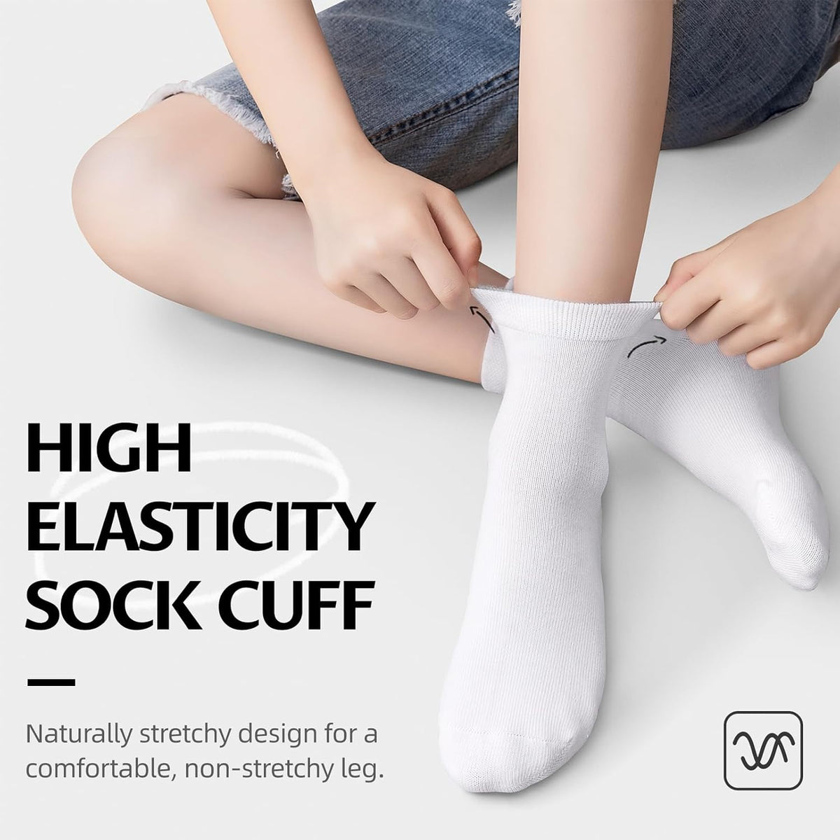 6 Pack Kids Socks Girls Socks for School Uniform Soft Cotton Seamless Toe Athletic Crew Socks