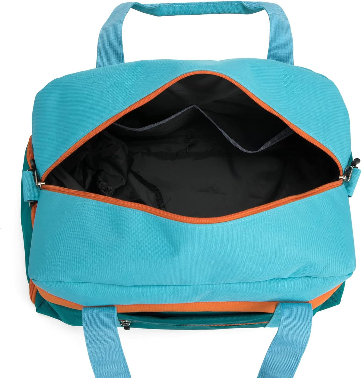 Small Kids Duffle Bag for Boys or Girls, 18" Length, Blue Green