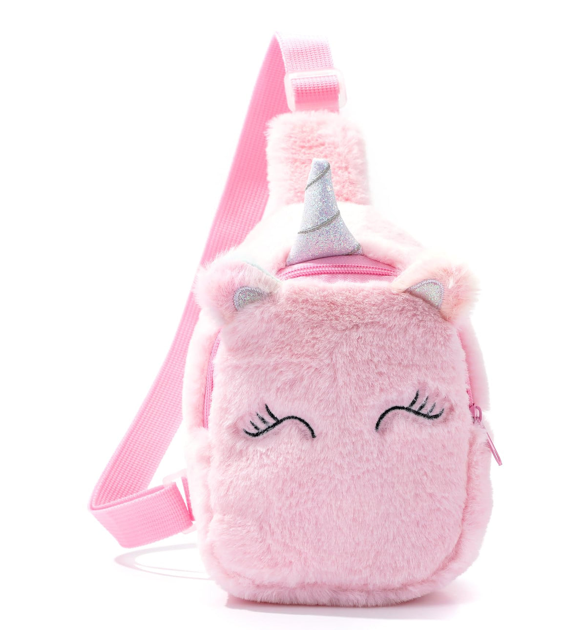 Kids Crossbody Bag Kids Sling Bags, Small Plush Sling Bag for Kids Travel Bag for Kids, Unicorn Sling Bag for Girls