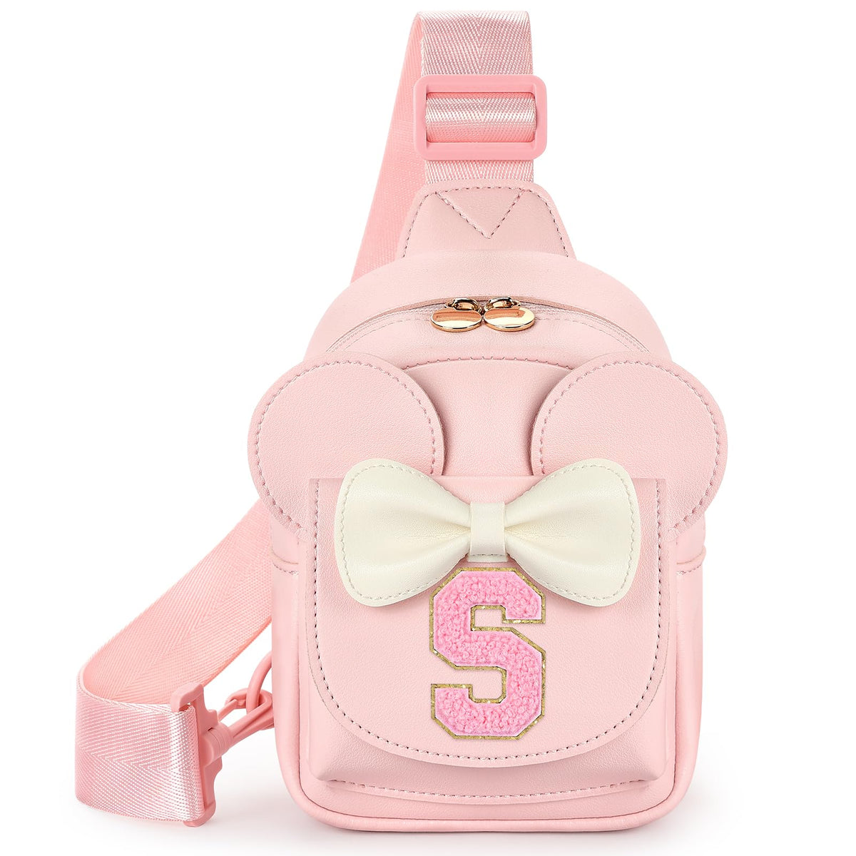Mibasies Sling Bag for Girls Gift, Toddler Girl Toys, Pink O